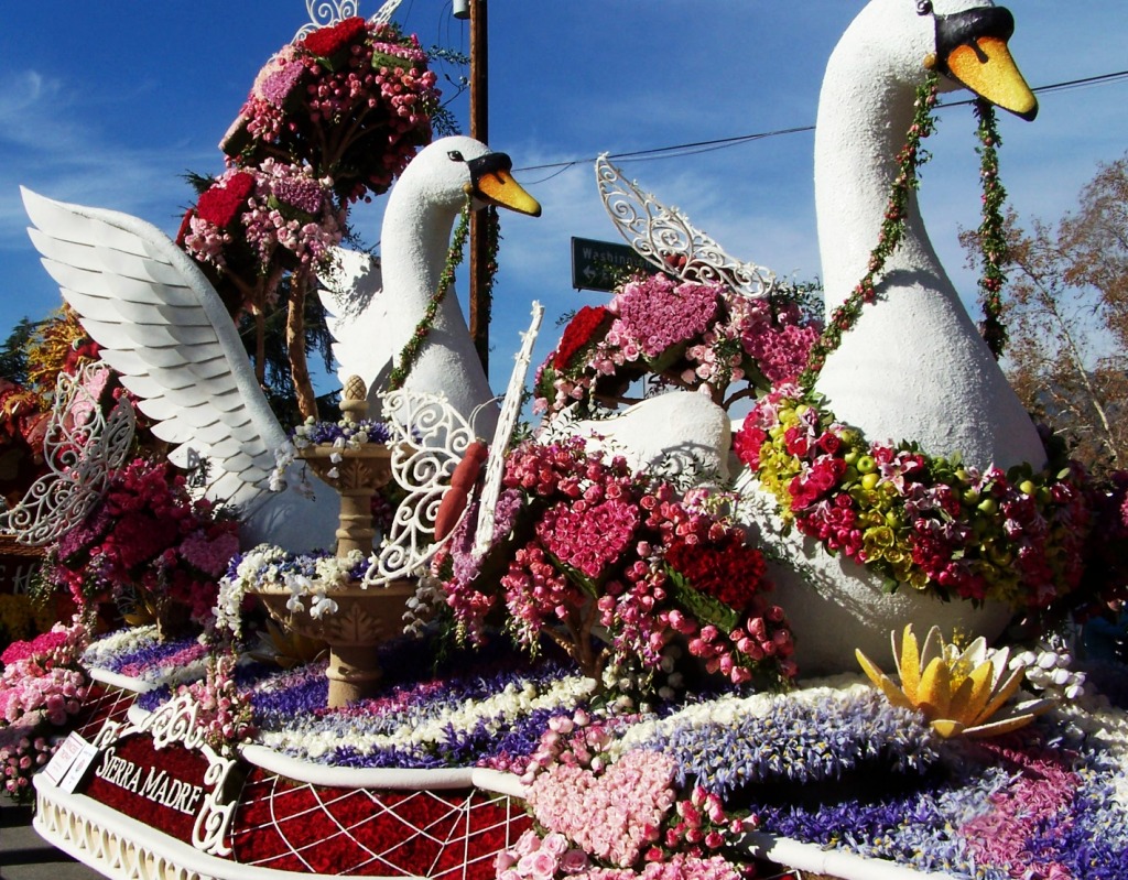 Rose Parade in Pasadena, CA jigsaw puzzle in Puzzle of the Day puzzles on TheJigsawPuzzles.com
