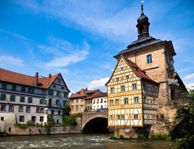 Bamberg Riverside, Germany jigsaw puzzle in Bridges puzzles on ...