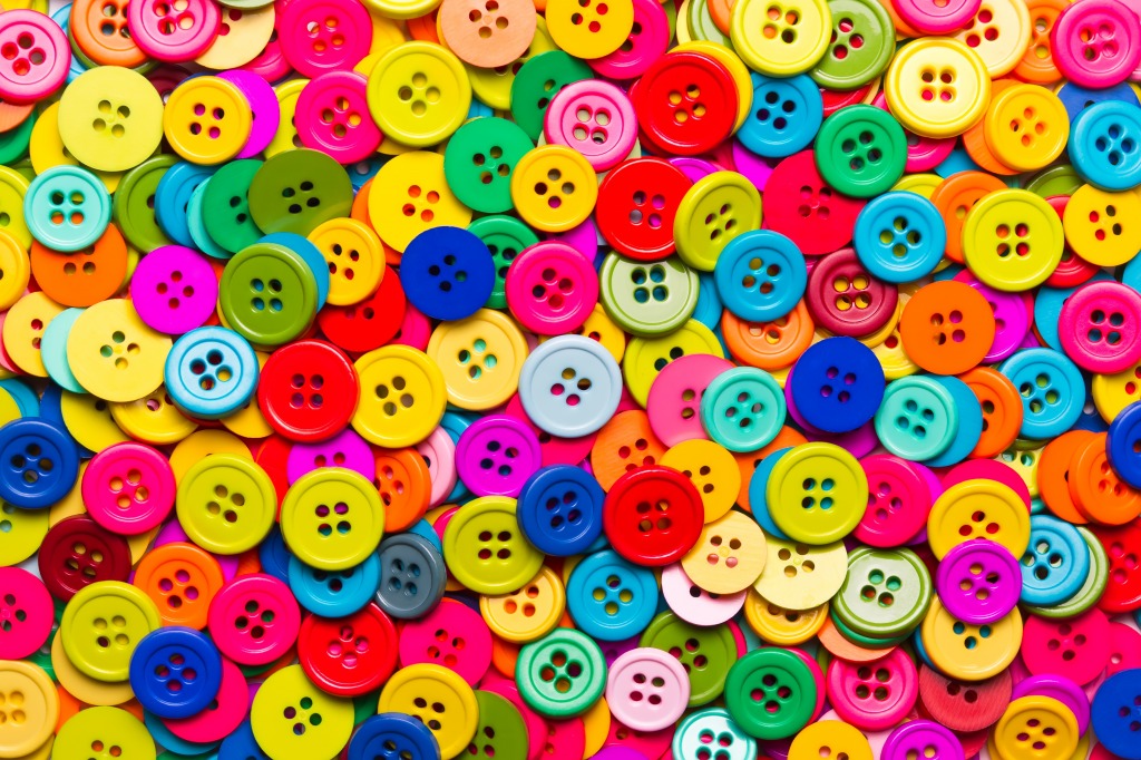 A Rainbow of Buttons jigsaw puzzle in Macro puzzles on TheJigsawPuzzles.com