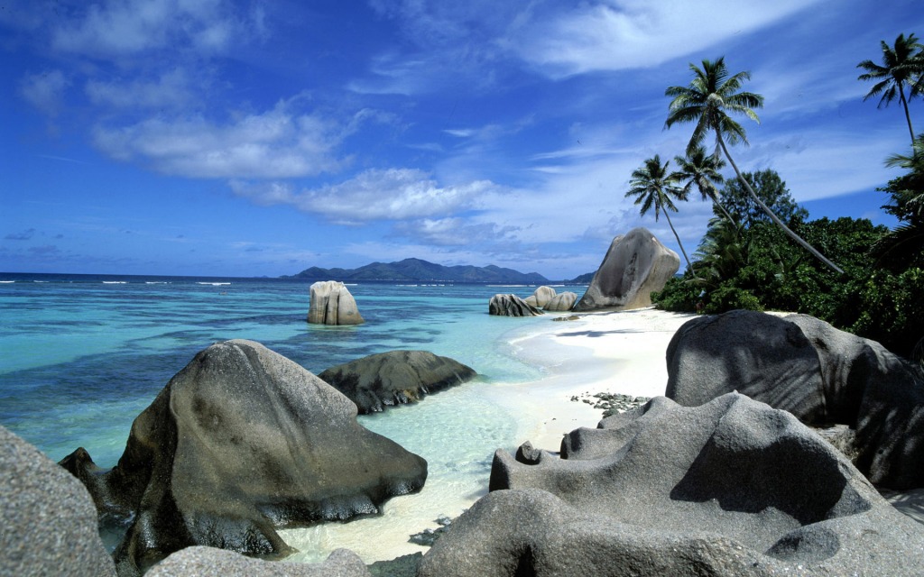 Seychelles Seascape jigsaw puzzle in Great Sightings puzzles on TheJigsawPuzzles.com