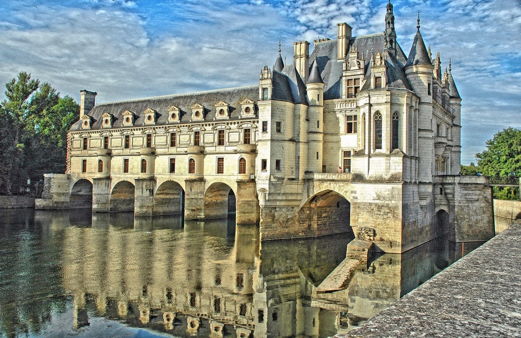 Château de Chenonceau, France jigsaw puzzle in Castles puzzles on TheJigsawPuzzles.com