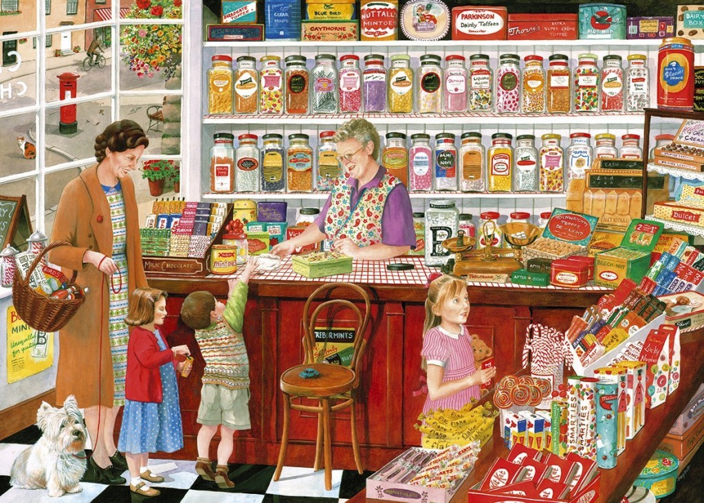 Betty's Sweet Shop jigsaw puzzle in Food & Bakery puzzles on TheJigsawPuzzles.com
