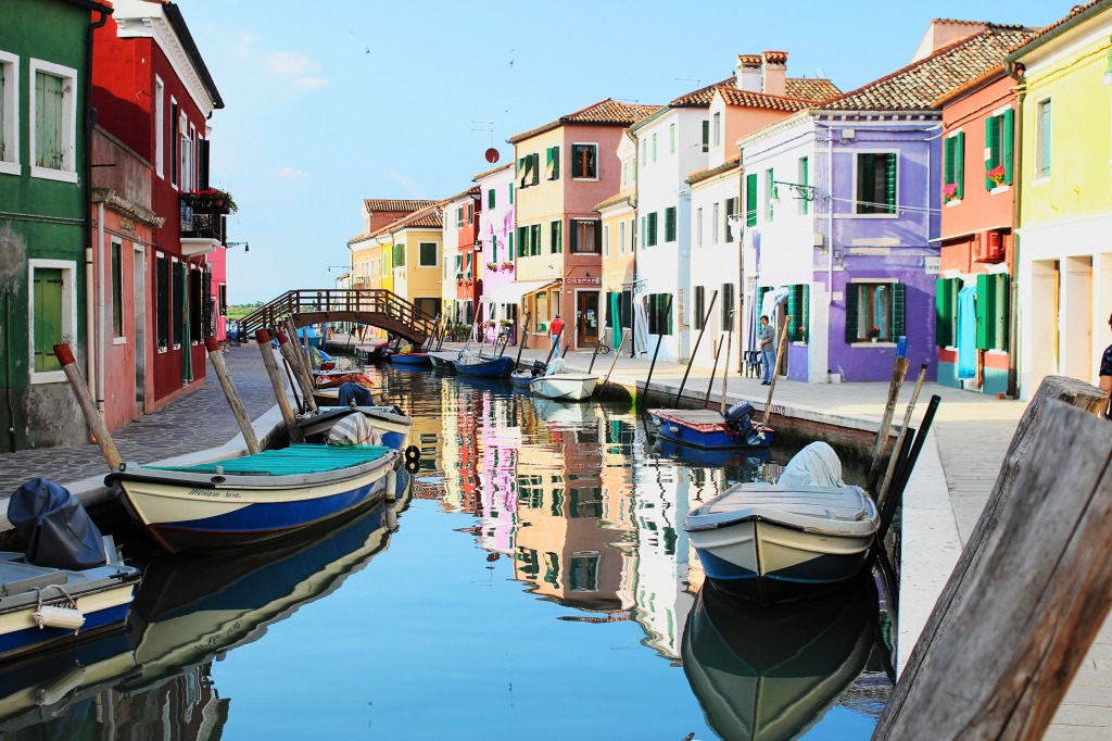 Burano, Venise jigsaw puzzle in Ponts puzzles on TheJigsawPuzzles.com