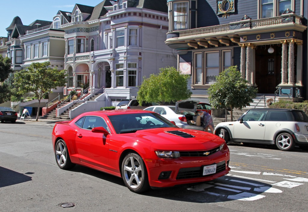 Chevrolet Camaro in San Francisco jigsaw puzzle in Cars & Bikes puzzles on TheJigsawPuzzles.com