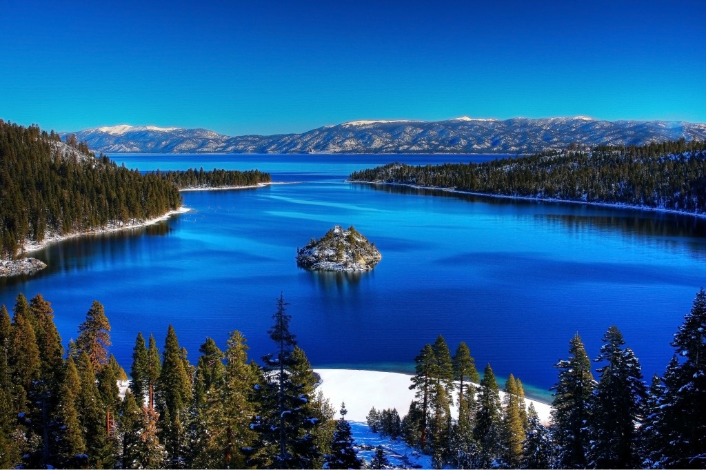 Emerald Bay, Lake Tahoe jigsaw puzzle in Great Sightings puzzles on TheJigsawPuzzles.com