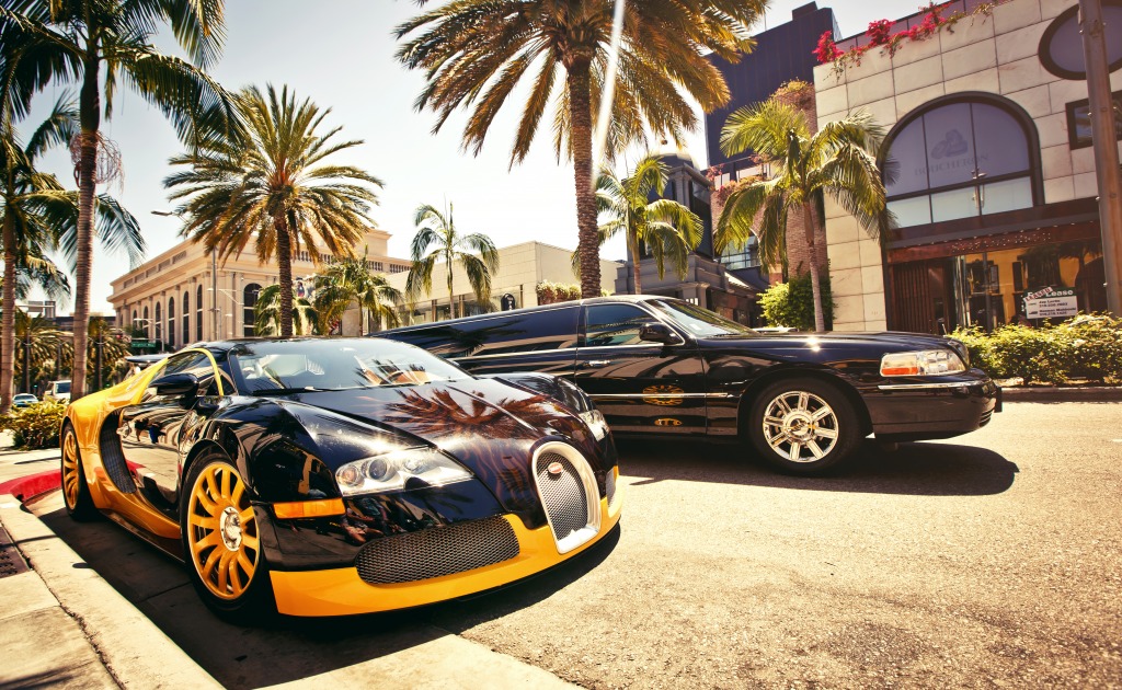 Rodeo Drive, Beverly Hills jigsaw puzzle in Carros & Motos puzzles on TheJigsawPuzzles.com