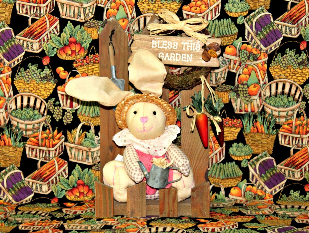 Bunny and His Garden jigsaw puzzle in Puzzle of the Day puzzles on TheJigsawPuzzles.com