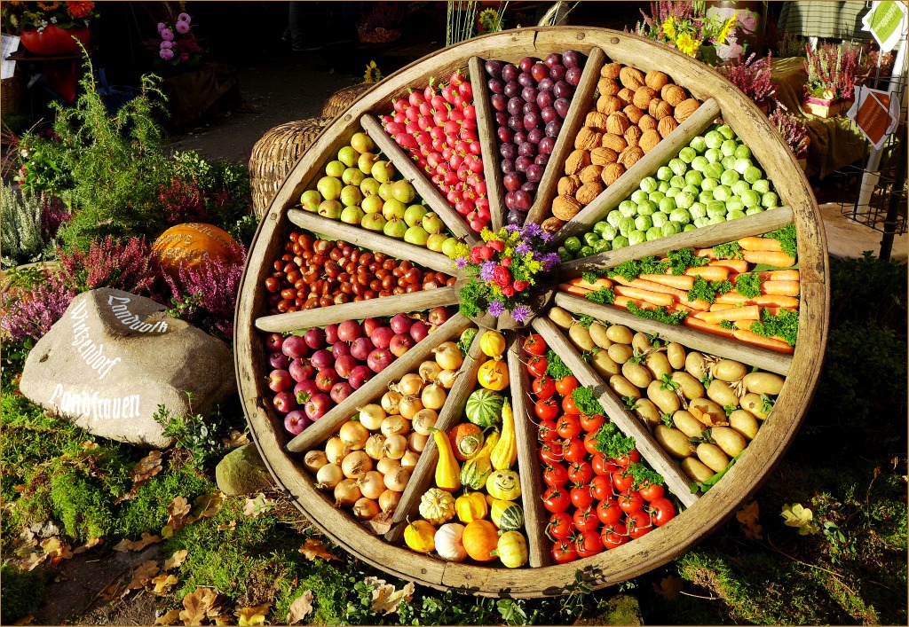 Harvest Home jigsaw puzzle in Fruits & Veggies puzzles on TheJigsawPuzzles.com