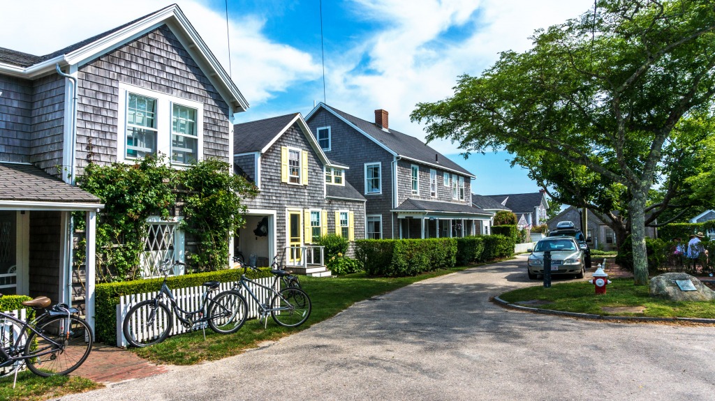 Sconset Village, Massachusetts jigsaw puzzle in Puzzle of the Day ...