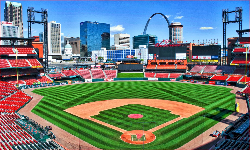 Busch Stadium, St. Louis, Missouri jigsaw puzzle in Puzzle of the Day puzzles on TheJigsawPuzzles.com