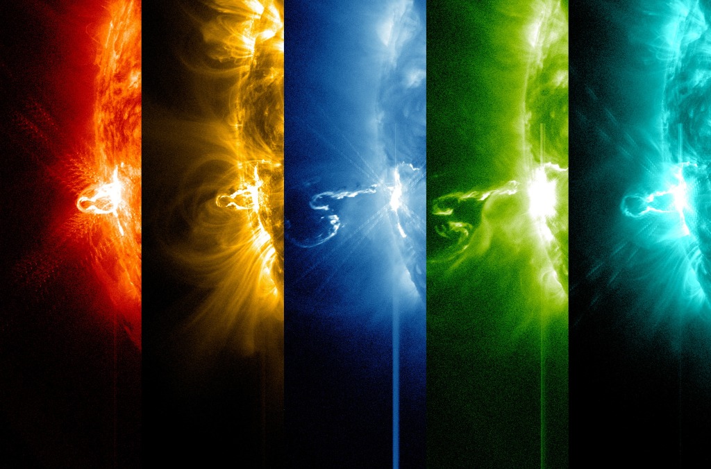 Significant Solar Flare jigsaw puzzle in Puzzle of the Day puzzles on TheJigsawPuzzles.com