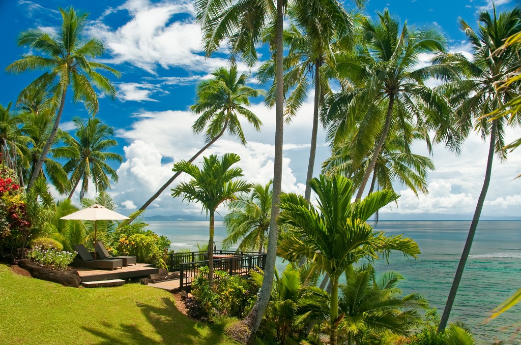 Taveuni Palms Resort jigsaw puzzle in Puzzle of the Day puzzles on TheJigsawPuzzles.com