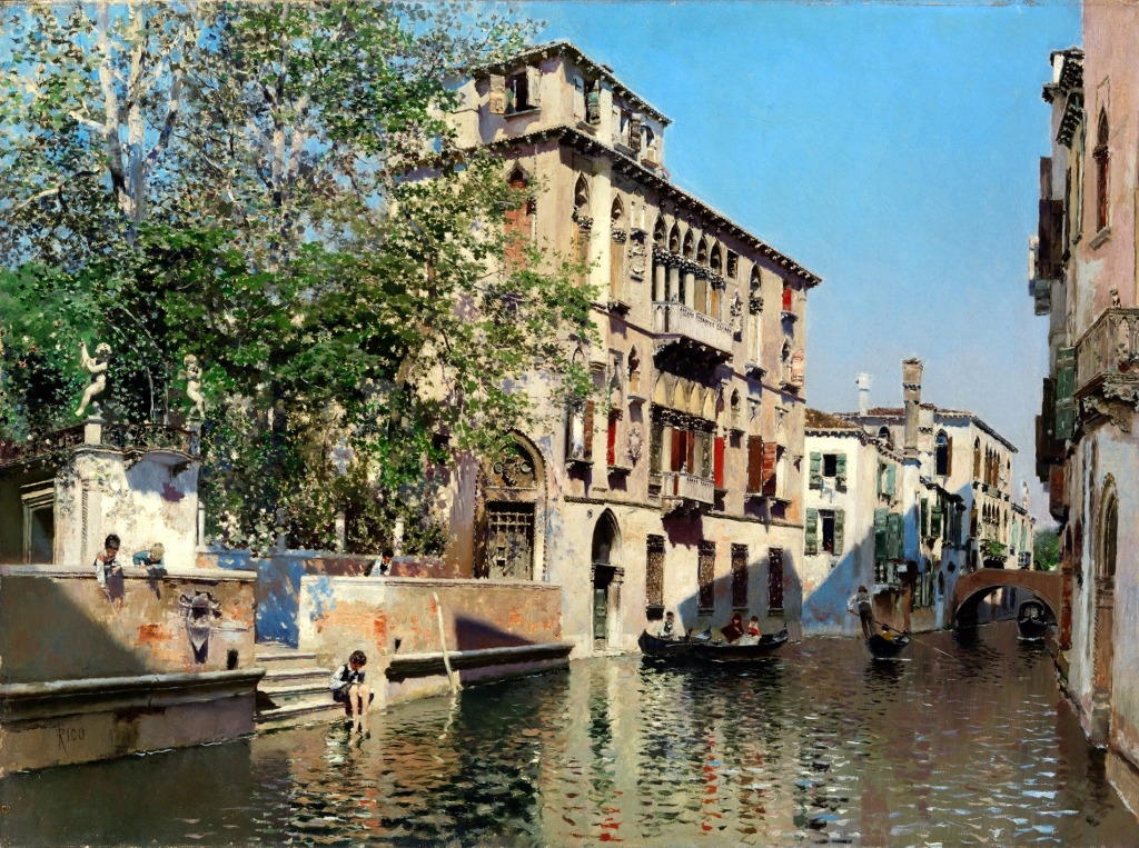 Canal in Venice jigsaw puzzle in Piece of Art puzzles on TheJigsawPuzzles.com