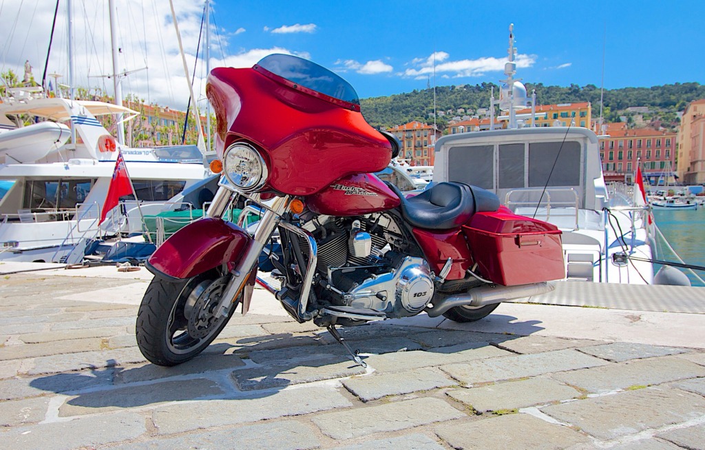 Harley jigsaw puzzle in Autos & Motorräder puzzles on TheJigsawPuzzles.com