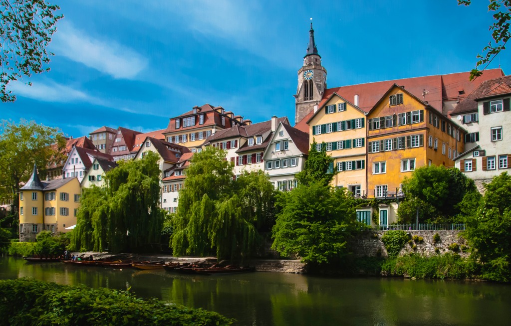 Tübingen, Allemagne jigsaw puzzle in Paysages urbains puzzles on TheJigsawPuzzles.com