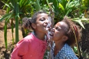 Happy Girls in Papua New Guinea