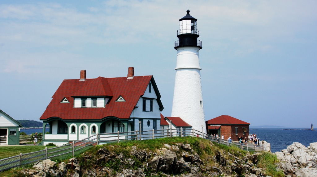 Portland Head Light jigsaw puzzle in Great Sightings puzzles on TheJigsawPuzzles.com