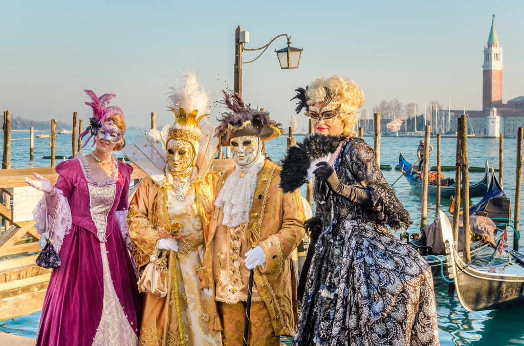 Venetian Carnival jigsaw puzzle in People puzzles on TheJigsawPuzzles.com