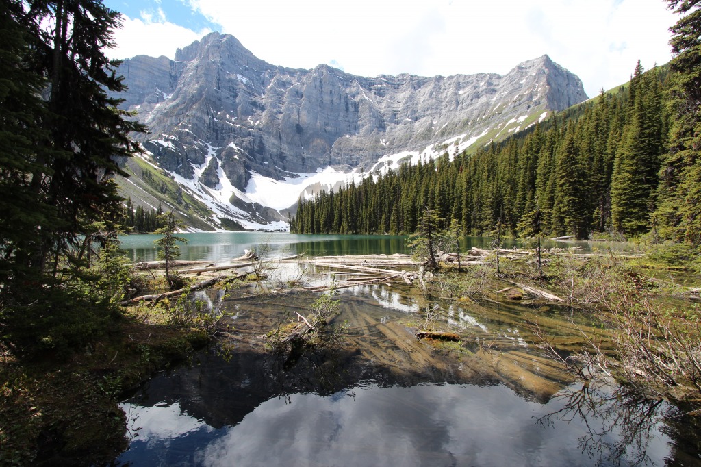 Rawson Lake, Alberta, Canada jigsaw puzzle in Puzzle of the Day puzzles on TheJigsawPuzzles.com
