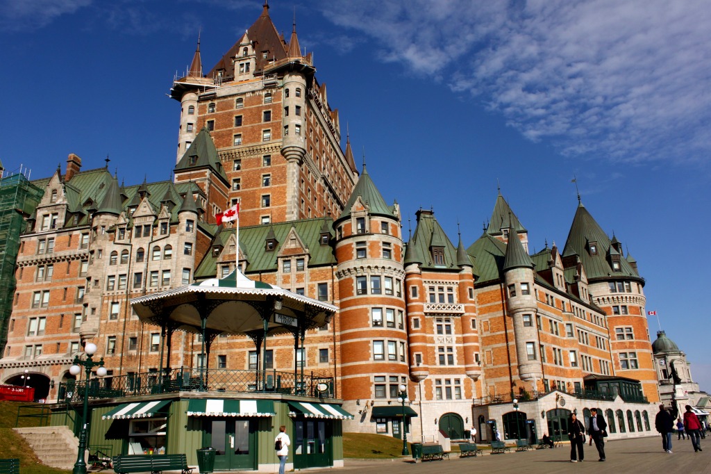Chateau Frontenac, Stadt Quebec jigsaw puzzle in Schlösser puzzles on TheJigsawPuzzles.com