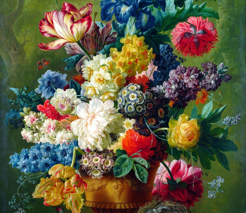 Flowers in a Vase jigsaw puzzle in Flowers puzzles on TheJigsawPuzzles.com