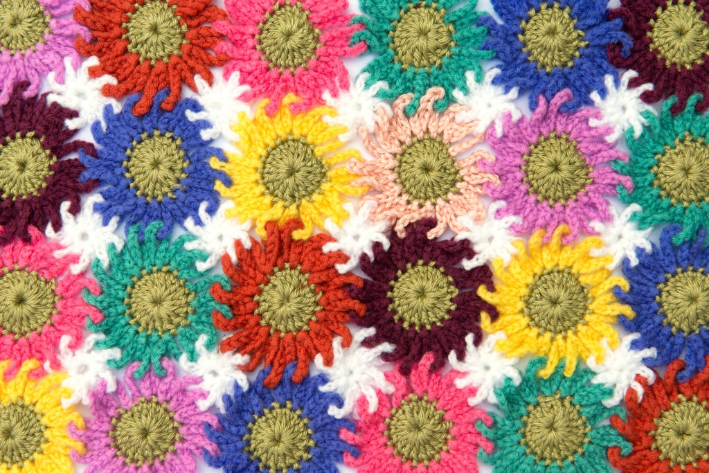 Crochet Flower Pattern jigsaw puzzle in Handmade puzzles on TheJigsawPuzzles.com