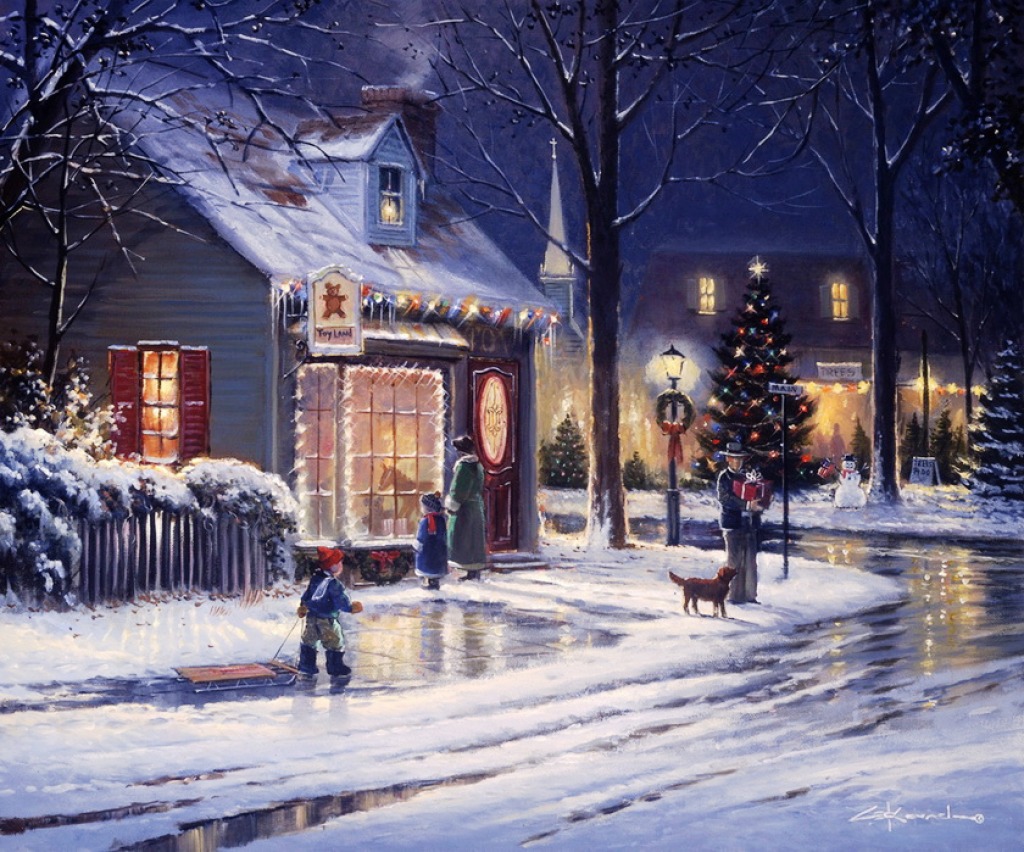 Holiday Memories jigsaw puzzle in Christmas & New Year puzzles on TheJigsawPuzzles.com