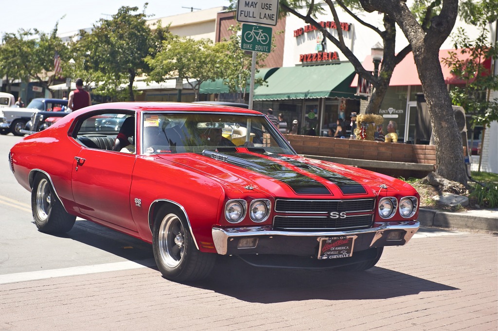 1970 Chevelle SS 396 in Montrose CA jigsaw puzzle in Cars & Bikes puzzles on TheJigsawPuzzles.com