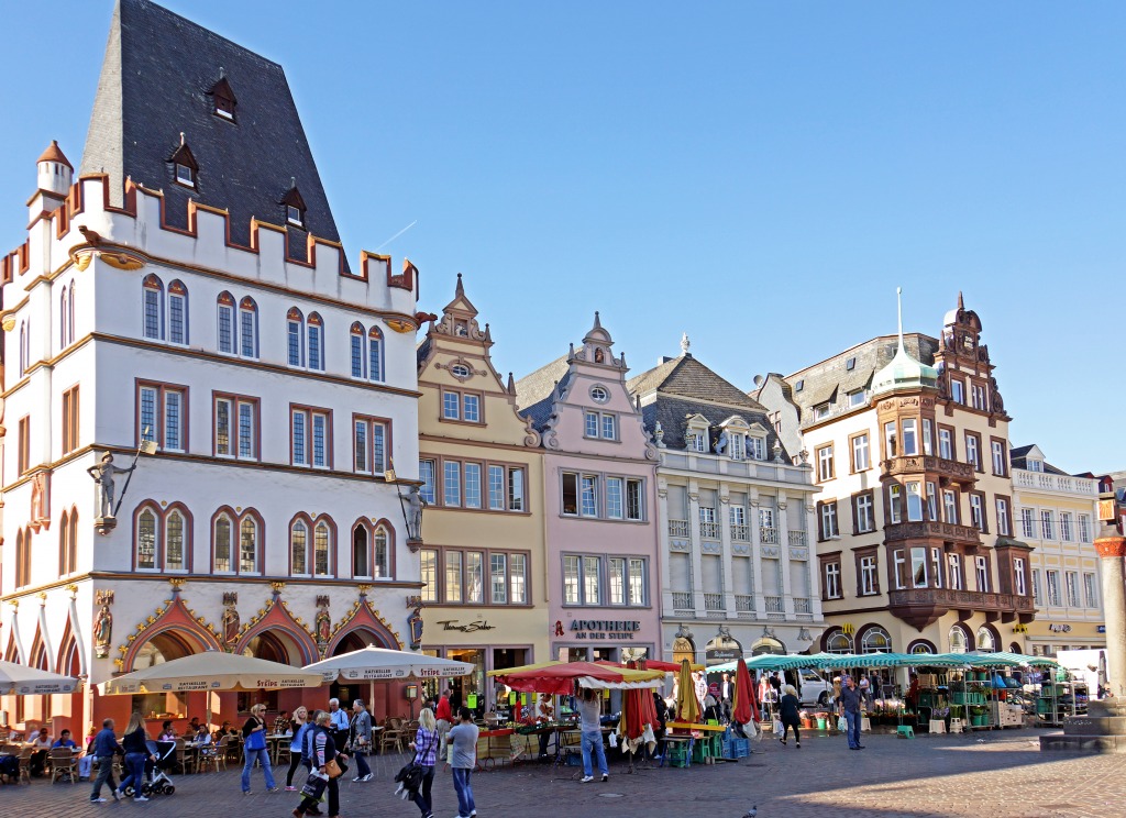 Market Square in Trier, Germany jigsaw puzzle in Street View puzzles on TheJigsawPuzzles.com