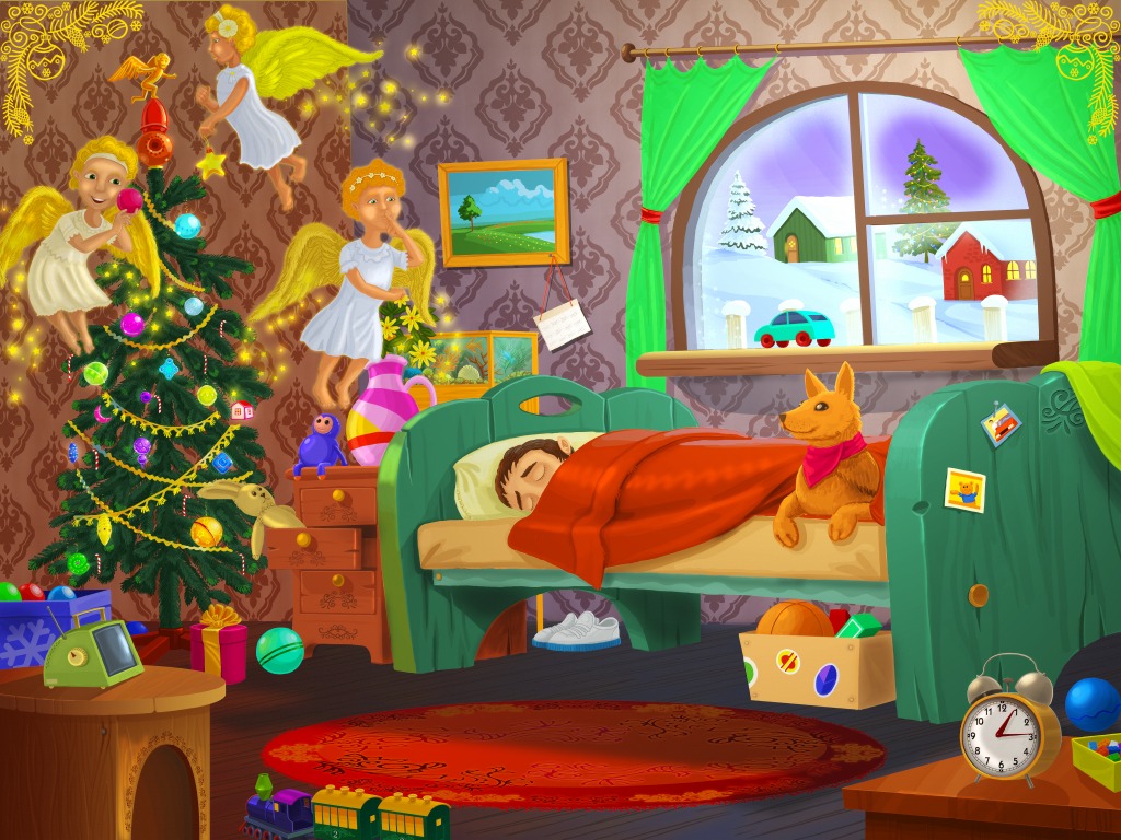 Christmas Eve jigsaw puzzle in People puzzles on TheJigsawPuzzles.com
