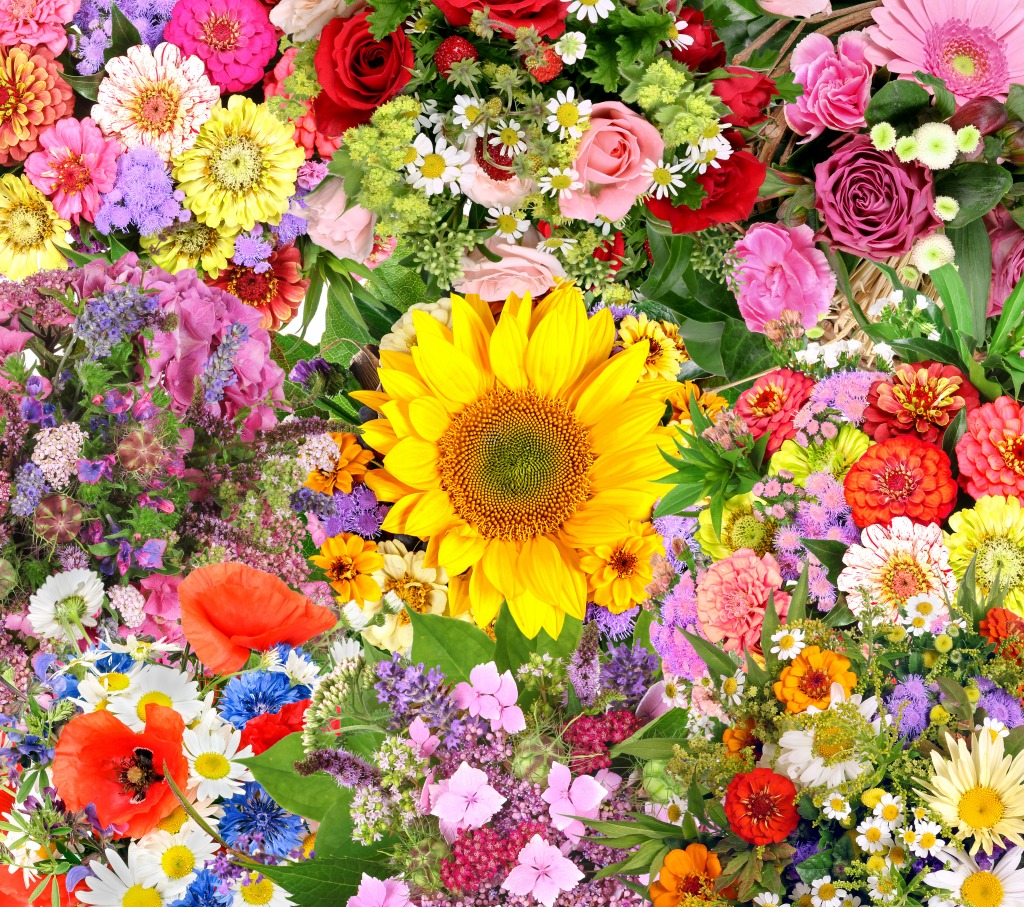 Flower Bouquets jigsaw puzzle in Puzzle of the Day puzzles on TheJigsawPuzzles.com
