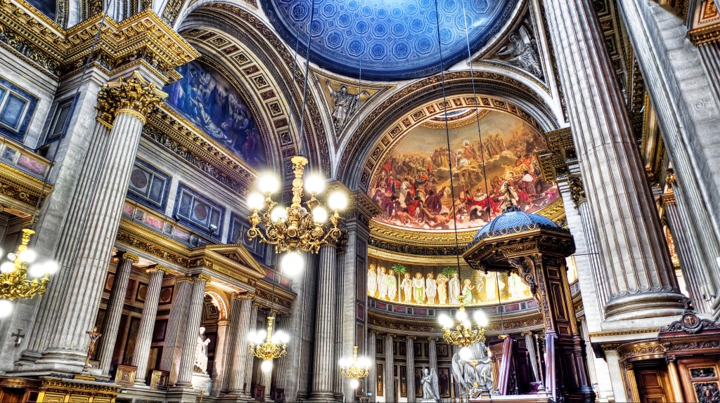Madeleine Church in Paris jigsaw puzzle in Puzzle of the Day puzzles on TheJigsawPuzzles.com