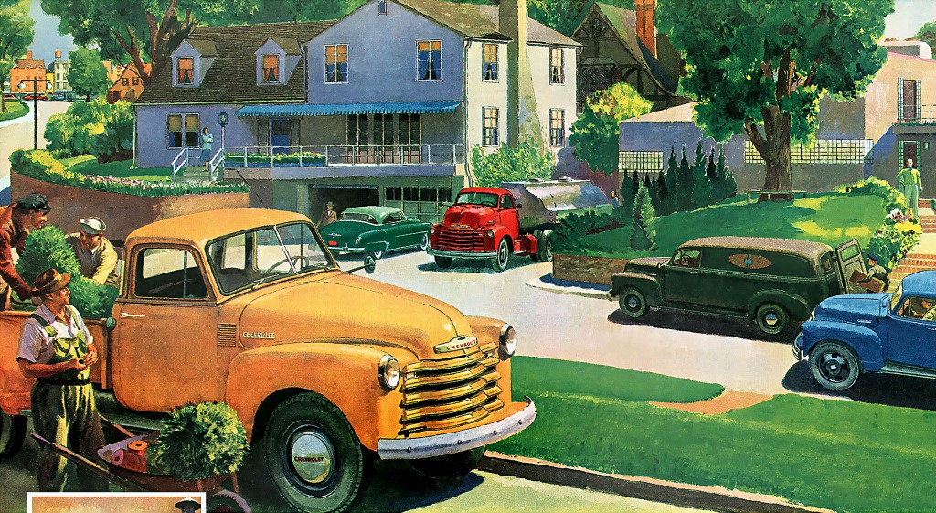 1952 Грузовики Chevrolet jigsaw puzzle in Автомобили и Мотоциклы puzzles on TheJigsawPuzzles.com