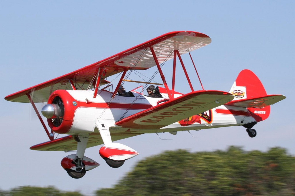 Red Baron Stearman jigsaw puzzle in Aviation puzzles on TheJigsawPuzzles.com