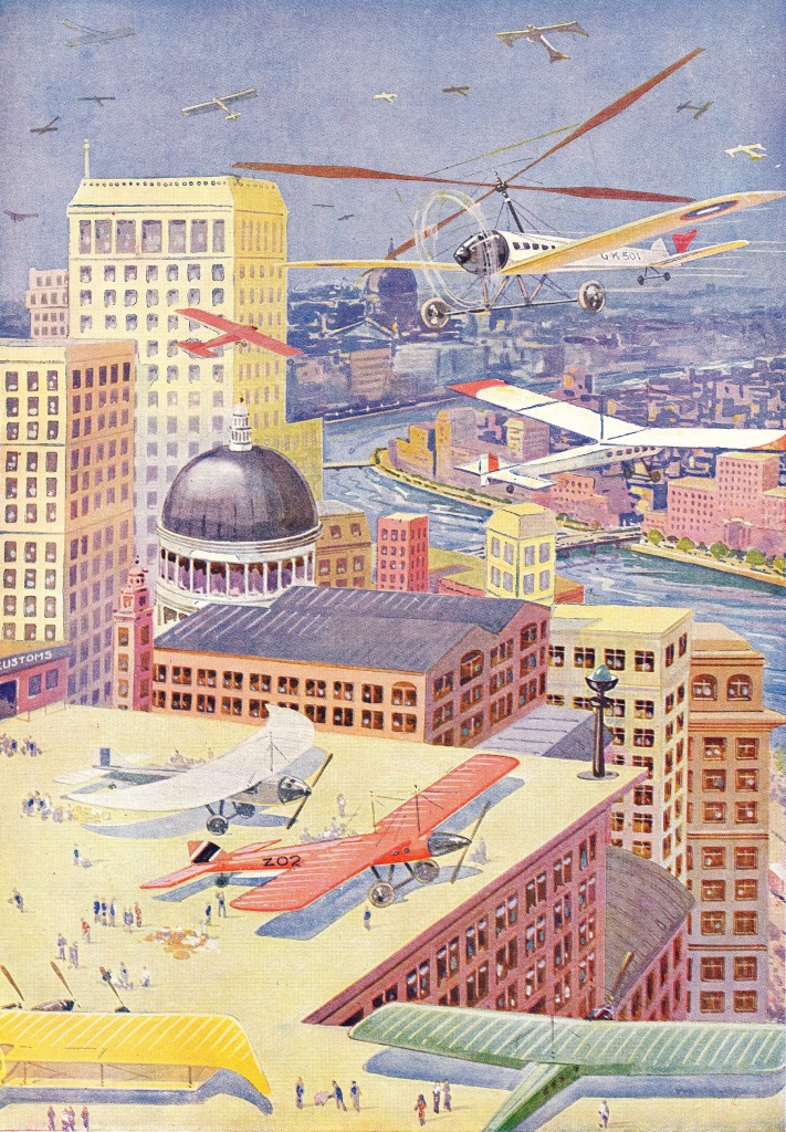 City of Tomorrow jigsaw puzzle in Aviation puzzles on TheJigsawPuzzles.com
