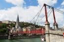 Bridge over the River Saône, France