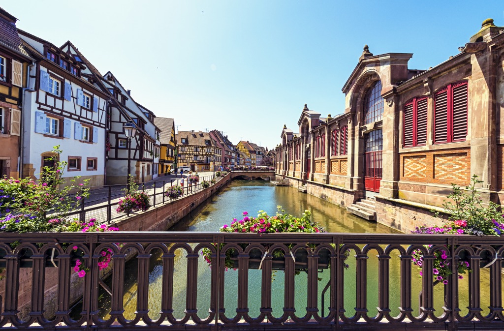 Colmar, Alsace, France jigsaw puzzle in Bridges puzzles on TheJigsawPuzzles.com
