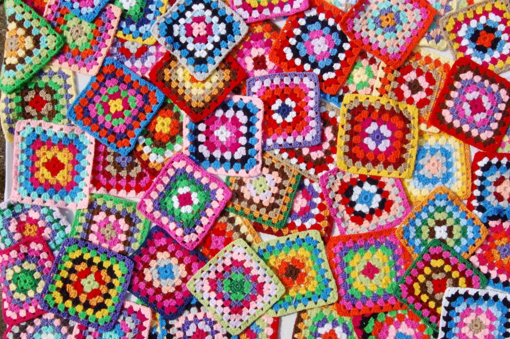 Granny Squares jigsaw puzzle in Handgemacht puzzles on TheJigsawPuzzles.com