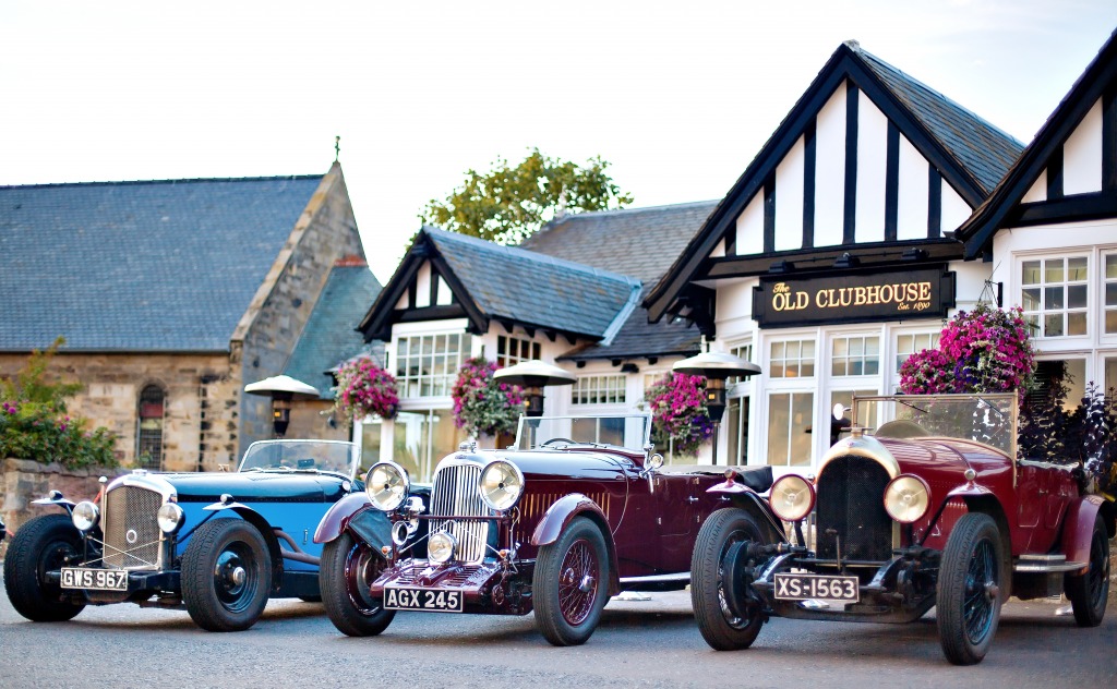 Gullane Old Clubhouse, Schottland jigsaw puzzle in Autos & Motorräder puzzles on TheJigsawPuzzles.com