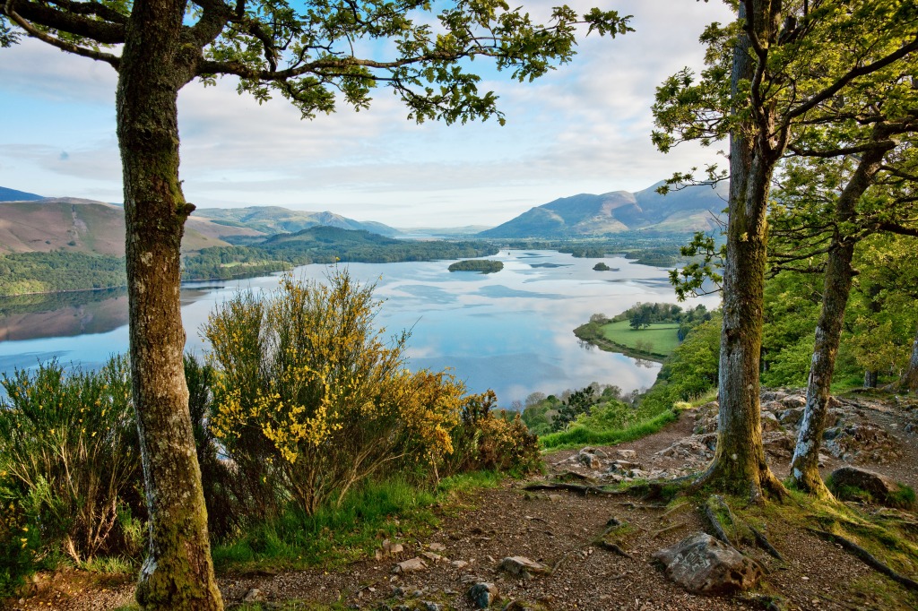 Lac Derwentwater, Angleterres jigsaw puzzle in Magnifiques vues puzzles on TheJigsawPuzzles.com