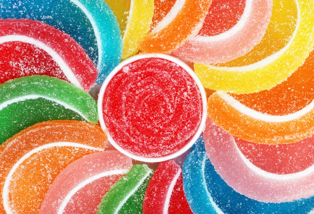Candy Fruit Slices jigsaw puzzle in Food & Bakery puzzles on TheJigsawPuzzles.com