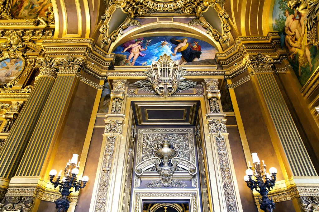 Opera National de Paris Garnier, France jigsaw puzzle in Puzzle of the Day puzzles on TheJigsawPuzzles.com