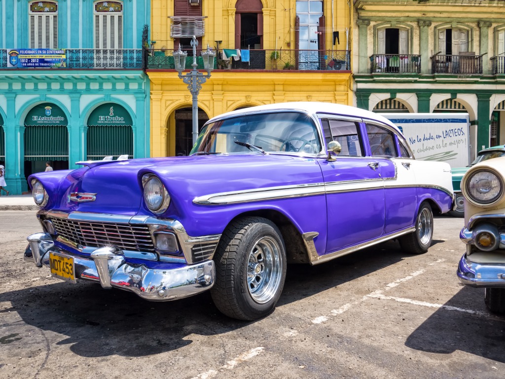 Old Chevrolet in Havana jigsaw puzzle in Puzzle of the Day puzzles on TheJigsawPuzzles.com