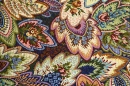 Retro Tapestry Floral Pattern