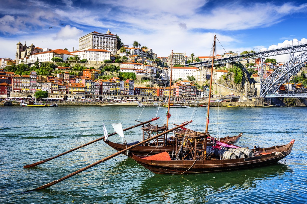 Douro River, Porto, Portugal jigsaw puzzle in Bridges puzzles on TheJigsawPuzzles.com