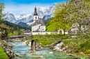 Village of Ramsau, Bavarian Alps