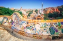 Park Guell In Barcelona, Spain