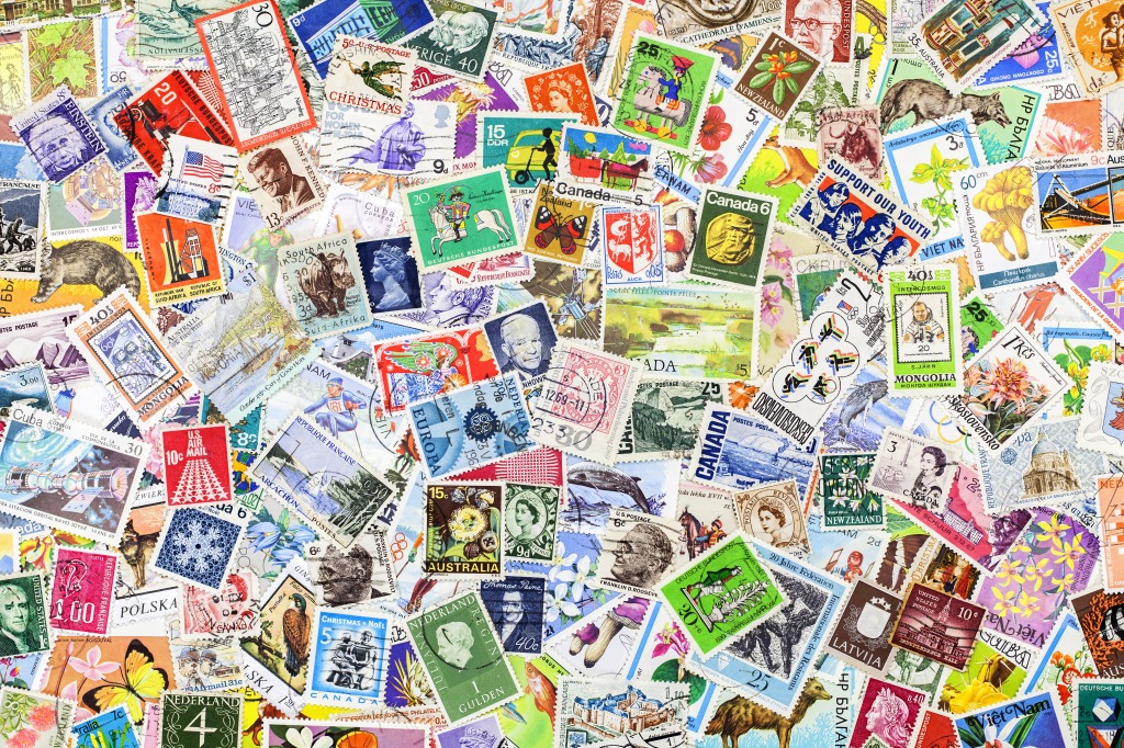 Коллекция почтовых марок jigsaw puzzle in Пазл дня puzzles on TheJigsawPuzzles.com