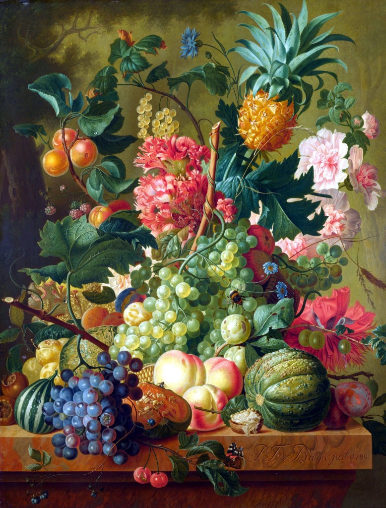 Fleurs et fruits jigsaw puzzle in Chefs d'oeuvres puzzles on TheJigsawPuzzles.com