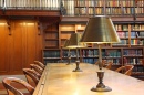 Library Desk with Lamp
